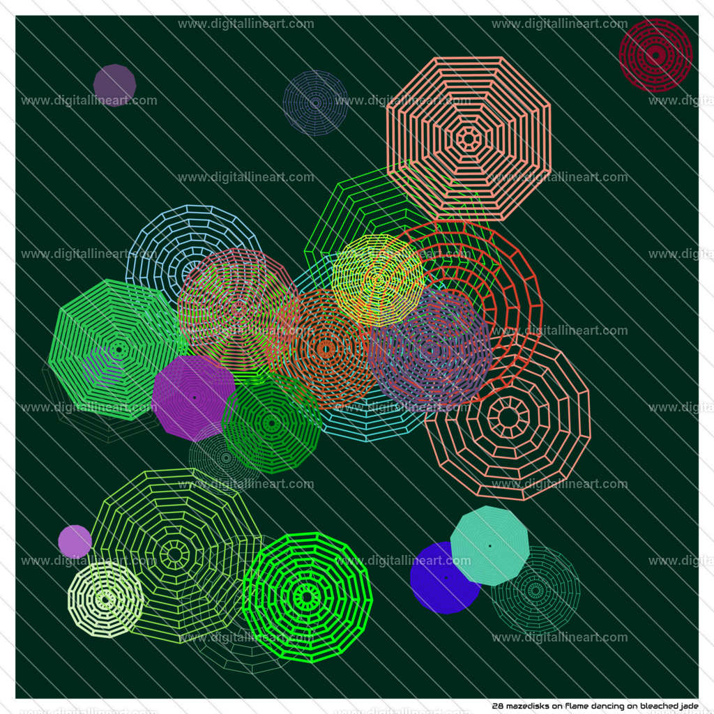28-mazedisks-flame-dancing-on-bleached-jade | digitallineart - Realisiert mit Pictrs.com