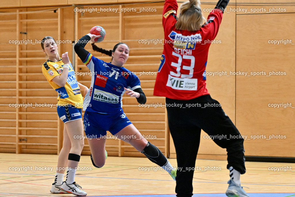 SC Ferlach Damen vs. Hypo Niederösterreich 18.11.2023 | #55 BETZ Katrin, #71 Voncina Luna, #33 REICHL Stephanie