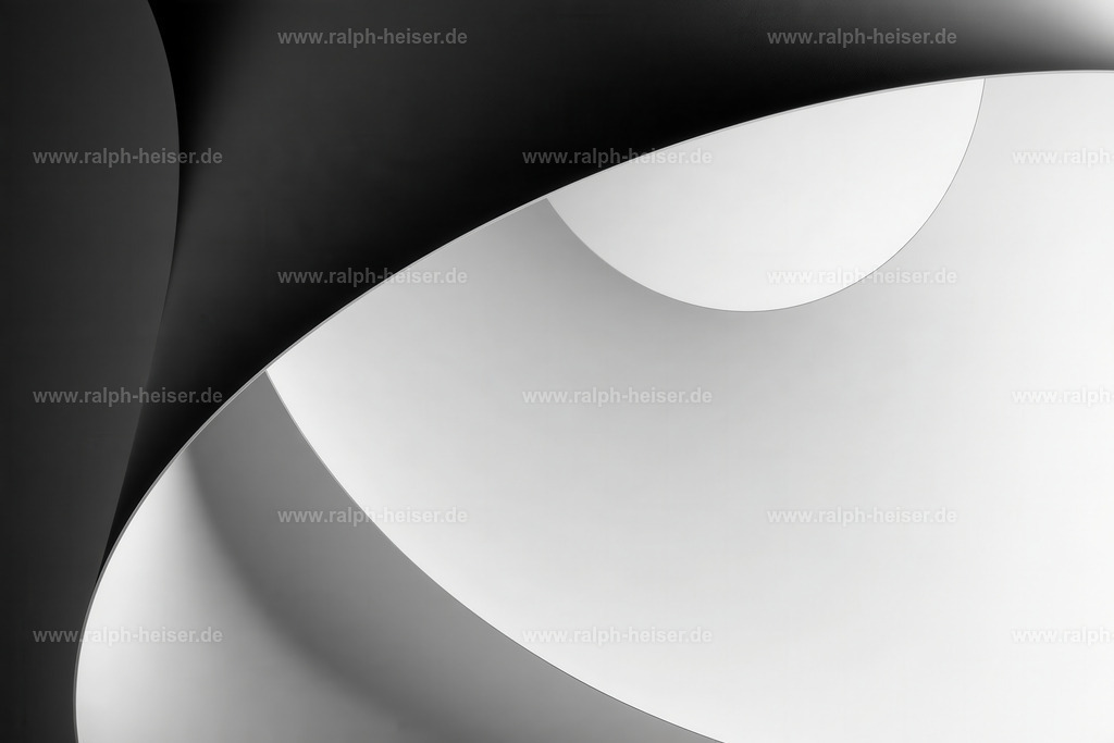 KI000331 | Mit moderner KI‑generiertes schwarz-weiß Artwork, sorgfältig manuell für den Druck optimiert.