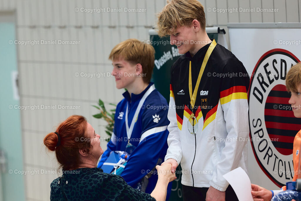 International Youth Diving Meet 2026 | Day 3 of 5 | International Youth Diving Meet 2026| Day 3 of 5 | 24.04.2026 | Youth diving competition featuring 1m and 3m springboard and platform at the Schwimmsportkomplex Freiberger Platz in Dresden.@ Domazer Photography - Realisiert mit Pictrs.com