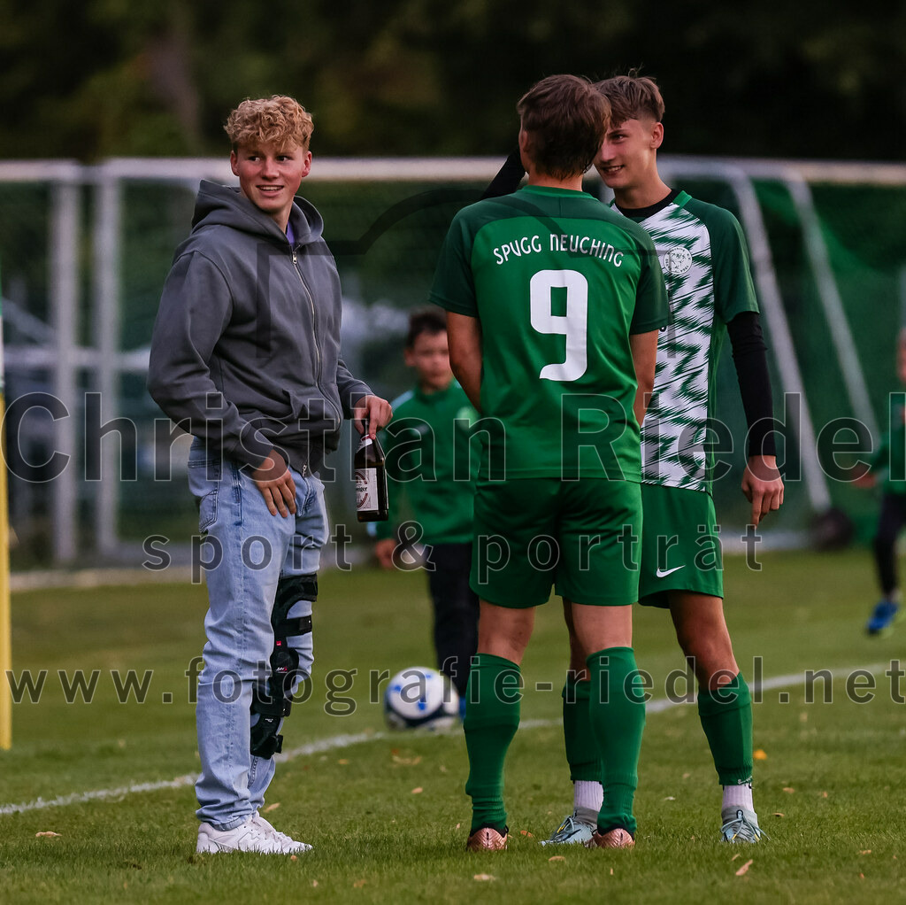 2023-07-25_001_SpVgg_Neuching_gegen_FC_Finsing | Neuching, Deutschland, 25.07.2023:
Fußball, A-Klasse 2023 / 2024, Toto Pokal, SpVgg Neuching gegen FC Finsing, Endergebnis: 2:4

Til Koschewa (SpVgg Neuching, #9), Sven Wagner (SpVgg Neuching, #7)

Foto: Christian Riedel / fotografie-riedel.net