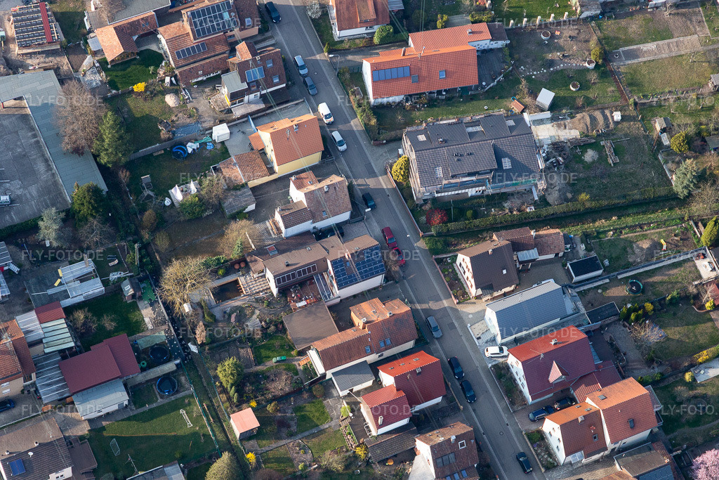Luftbild: Waldstr in Kandel im Bundesland Rheinland-Pfalz in Deutschland. Foto: IMG_113214.jpg vom 23.03.2019 durch Werner Riehm/FLY-FOTO.de
