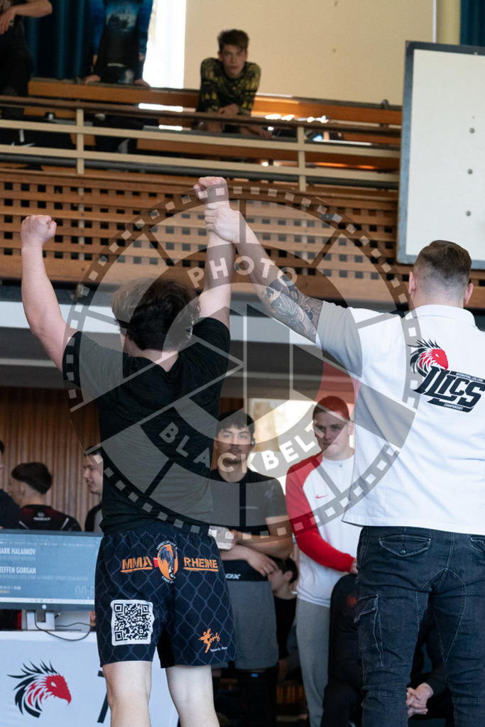 20250329PBB3210 | Fighters compete during the International Luta Livre (ILLCS) Germany IX Spring 2025 Competition spring on March 29, 2025 in Hannover, Germany.© Chiara Dazi