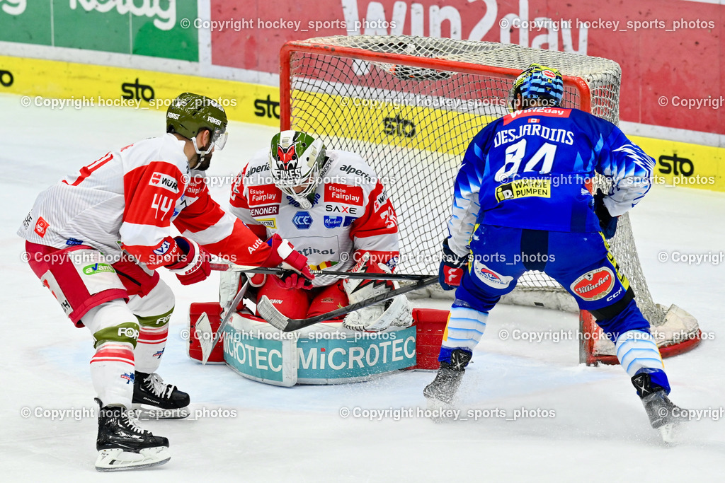 EC IDM Wärmepumpen VSV vs. HC Bozen 30.12 2022 | #44 Valentine Scott, #38 Harvey Sam, #84 Desiardins Andrew