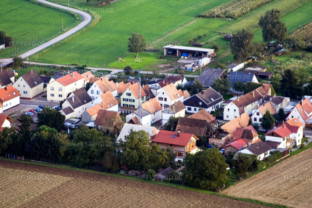 Luftbild: Saarstr in Kandel im Bundesland Rheinland-Pfalz in Deutschland. Foto: IMG_4210.jpg vom 29.09.2006 durch Werner Riehm/FLY-FOTO.de