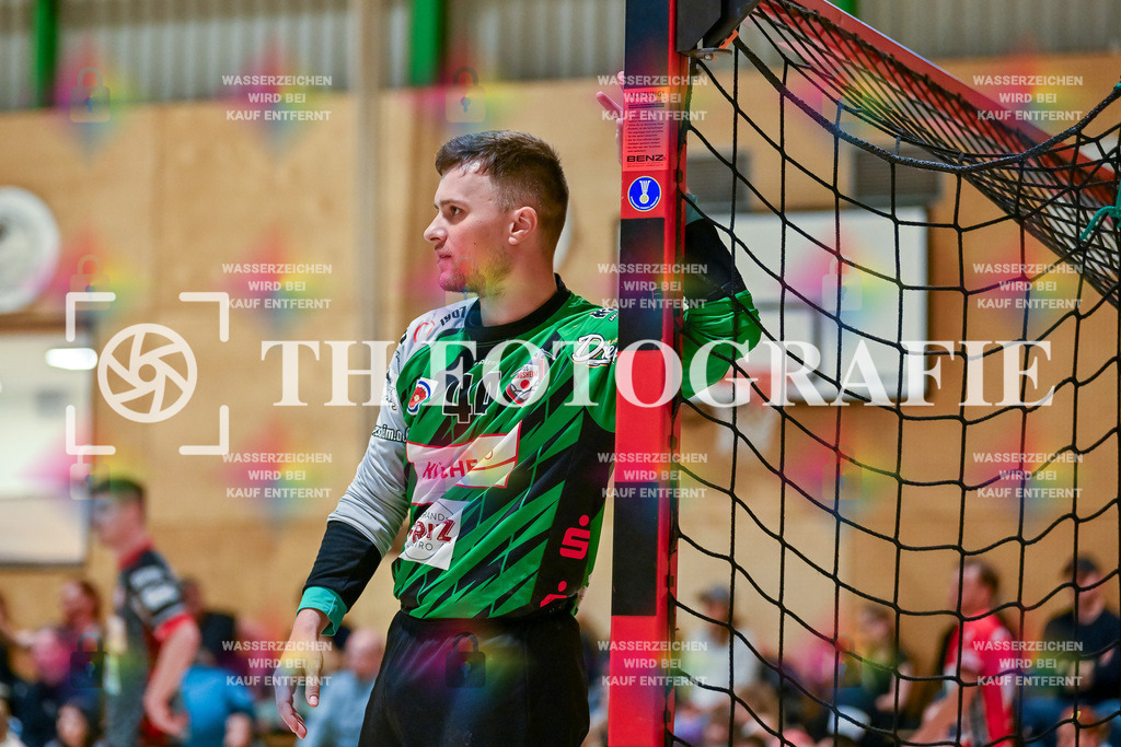 GER, SG Maulburg/Steinen - TuS Ringsheim, Handball, Landesliga Suedbaden, 22. Spieltag, Saison 2024/2025, 23.03.2025 | Jonas Chaloupka (TuS Ringsheim, #44)GER, SG Maulburg/Steinen - TuS Ringsheim, Handball, Landesliga Suedbaden, 22. Spieltag, Saison 2024/2025, 23.03.2025Foto: TH Fotografie/Thomas Hess