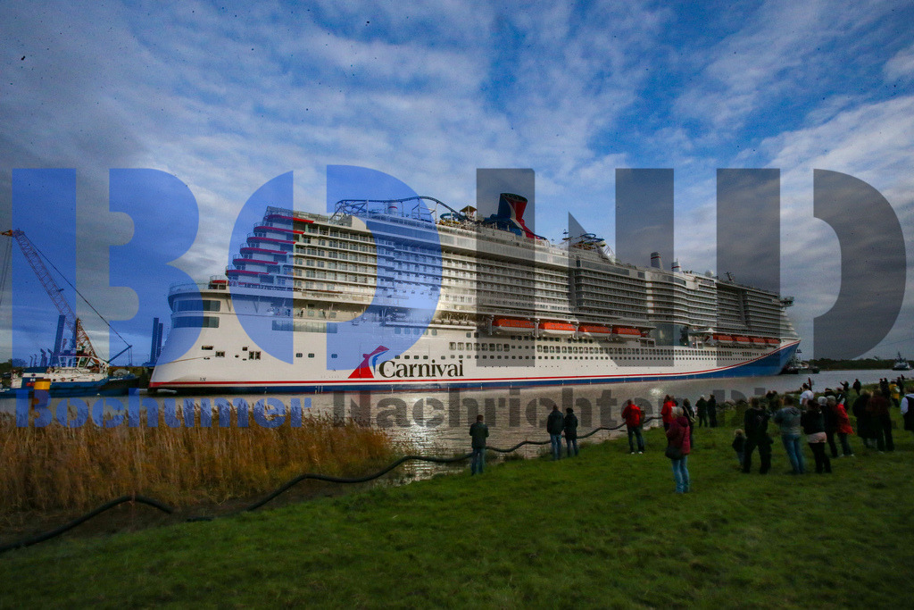  30.10.2023 - 
 | Sebastian Sendlak / Bochumer Nachrichtendienst (BOND) - Ueberfuehrung Carnival Jubilee - Meyer Werft Papenburg - Realisiert mit Pictrs.com