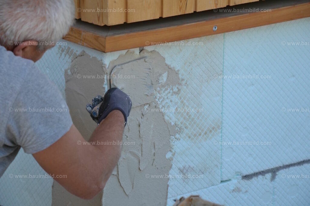 bib-lg18-putzarbeiten-0231 | Nach LV-Leistungsgruppen sortierte Detailfotos über den Bau eines Hauses. Alle Hausbau-Bilder direkt vom Urheber und Autor der Website Haus-Selber-Bauen.com