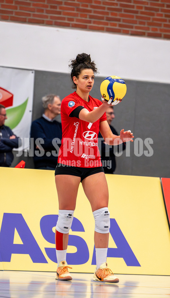 Volleyball I Frauen I Saison 2025-2026 I 2 Bundesliga Pro I 16. Spieltag VFL Oythe - TV Planegg-Krailling-38 | Maria Petkova (9,VFL Oythe) - Realisiert mit Pictrs.com