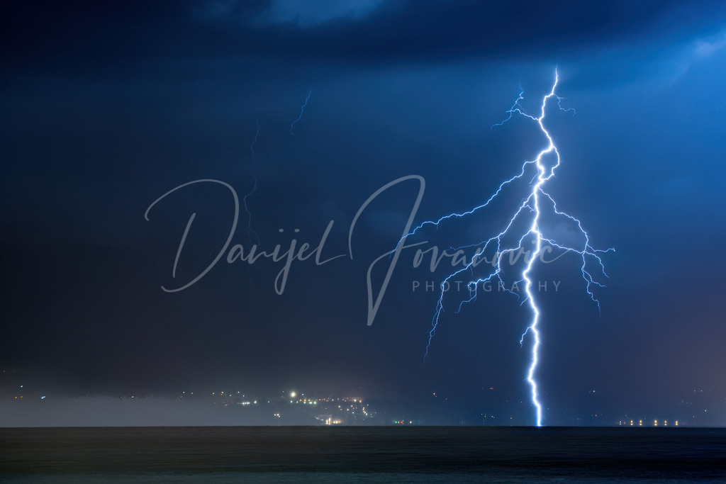 Gewitter | Gewitter und Blitzschlag am Gardasee