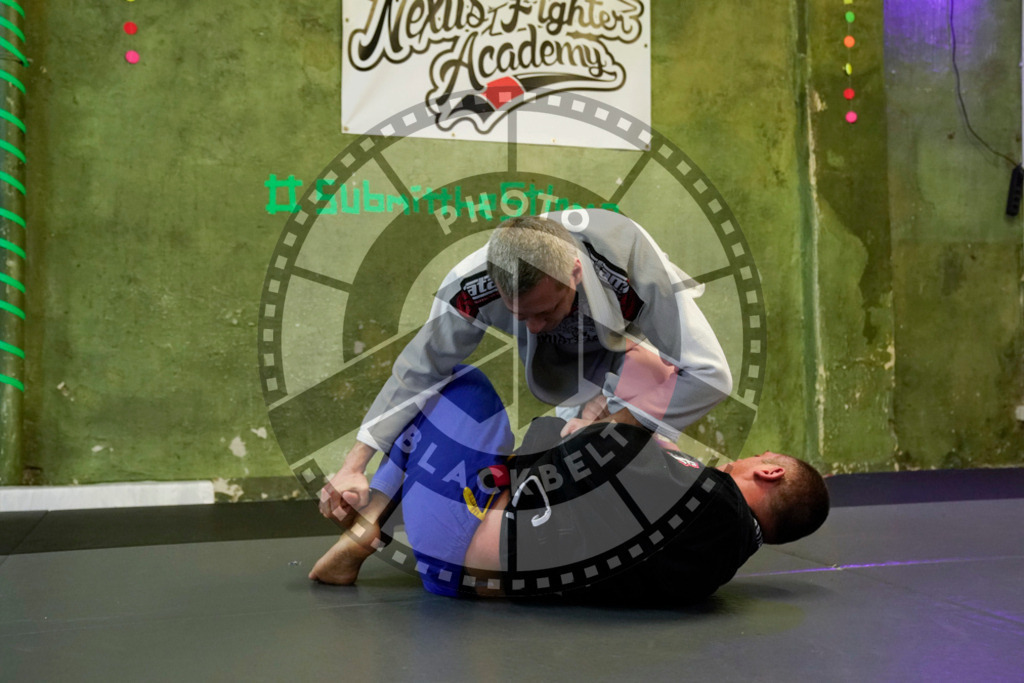 20240413PBB8141 | Fighters compete during the Grapplethon 24hours of rolling for a reason in Hamburg, Germany, on April 13, 2024.
