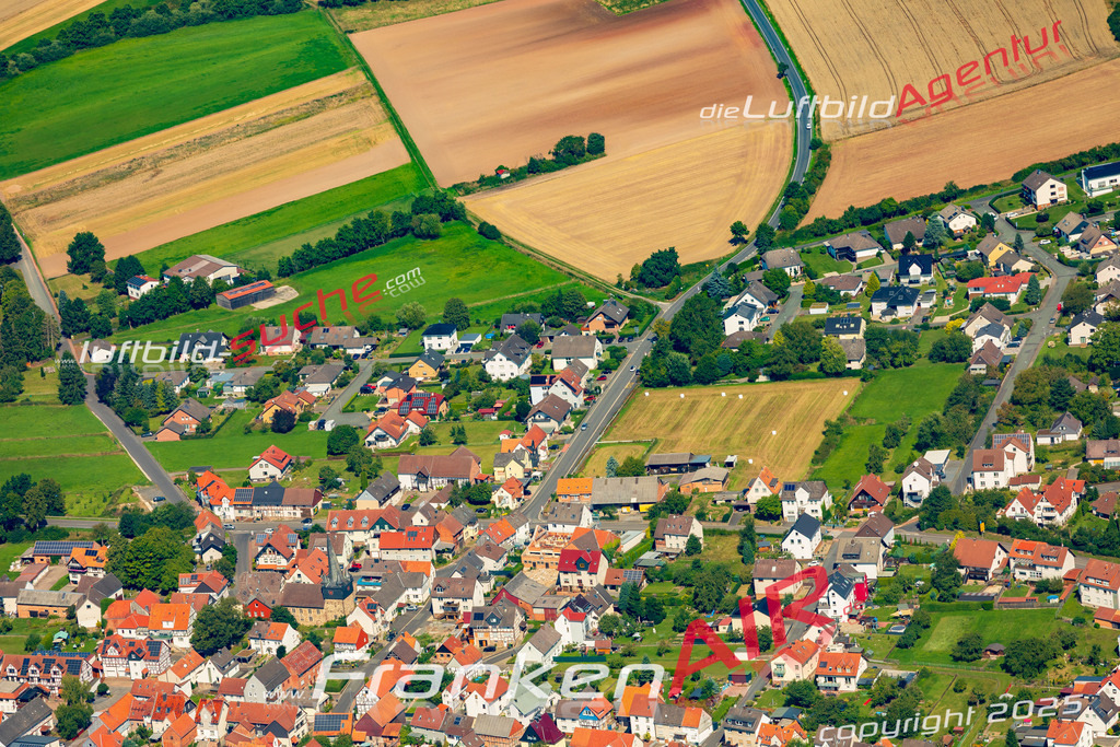 Breitenbach Schauenburg Bild- Das Luftbild wurde 2025 vom UL-Flugzeug heraus erstellt ( keine Drohne bzw. Drohnenaufnahme ) - Hochauflösende Luftaufnahme -Nicht vergleichbar mit Google Maps oder Satelittenbilder- Die Geschenkidee !Mit Lizenz und Bildrechte bestellbar - CC