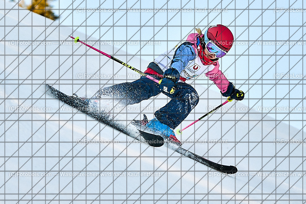 ALP8281_NOe-Kindervergleich-RTL_Bauer Charlotte | (C)FotoLois.com, Alois Spandl. Sportunion Trattenbach, NÖ Kindervergleichs-Skirennen, RTL auf dem Feistritzsattel, So 28. Januar 2024.