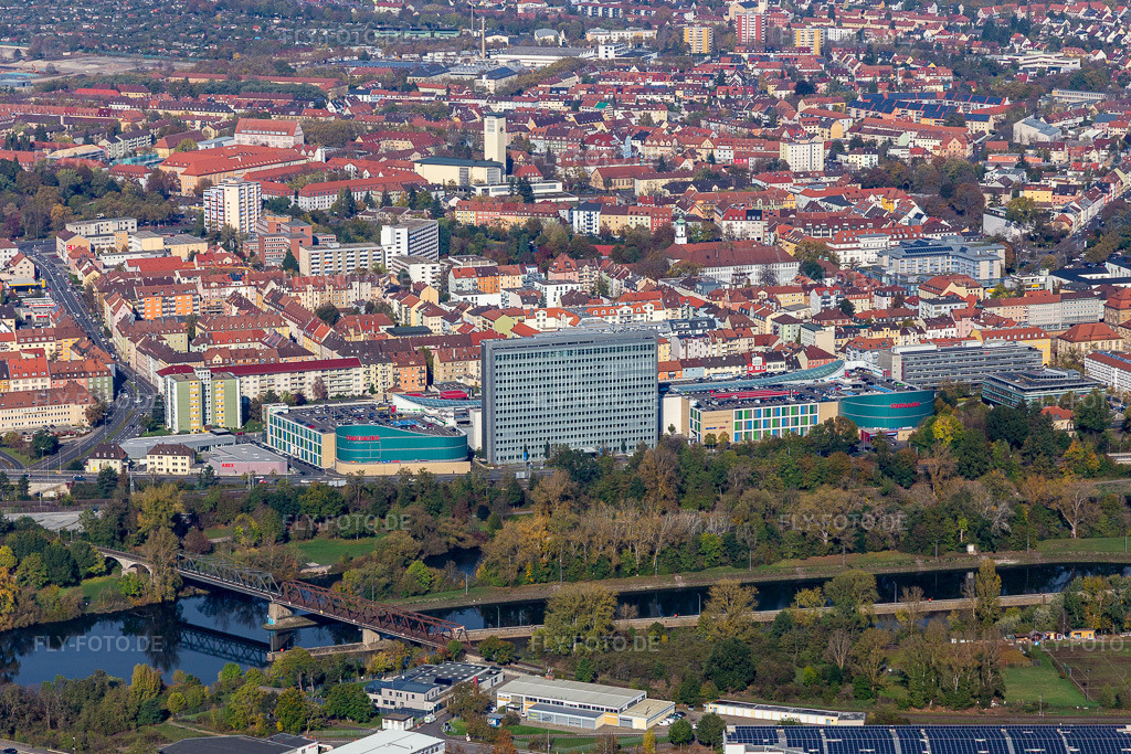 Luftbild: SKF in Schweinfurt im Bundesland Bayern in Deutschland. Foto: IMG_119646.jpg vom 26.10.2019 durch Werner Riehm/FLY-FOTO.de