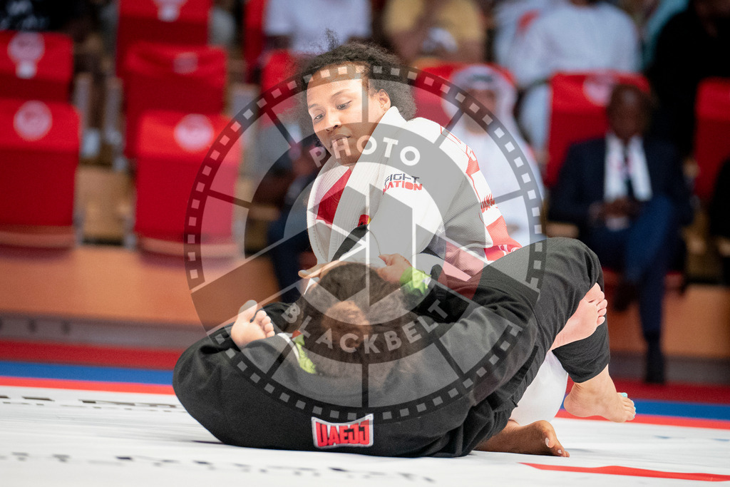 20231107PBB6623 | Fighters compete during the AJP World Master Championship in the Mubadala Arena in Abu Dhabi, Arab United Emirates, on November 7, 2023.
