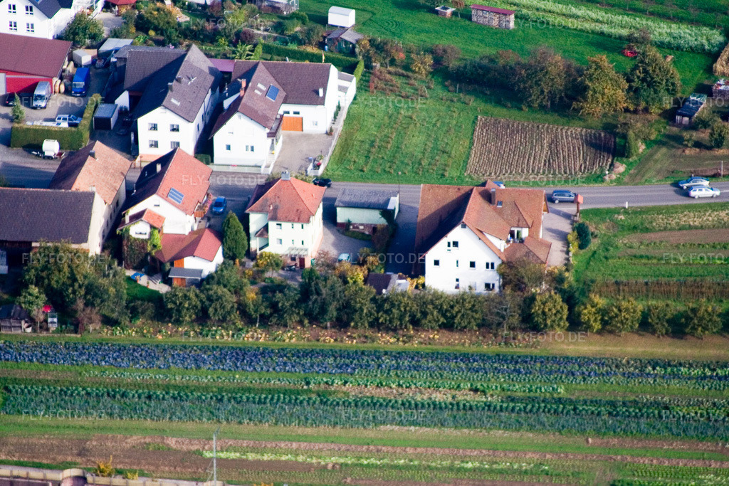 Luftbild: Gaukels Hotel und Restaurant im Ortsteil Urloffen in Appenweier im Bundesland Baden-Württemberg in Deutschland. Foto: IMG_13892.jpg vom 11.10.2008 durch Werner Riehm/FLY-FOTO.de