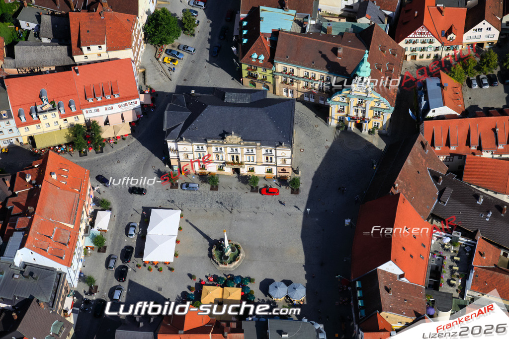 Luftbild von  Kulmbach - Luftaufnahme wurde 2009 von https://frankenair.de mittels Flugzeug (keine Drohne) erstellt - die Geschenkidee