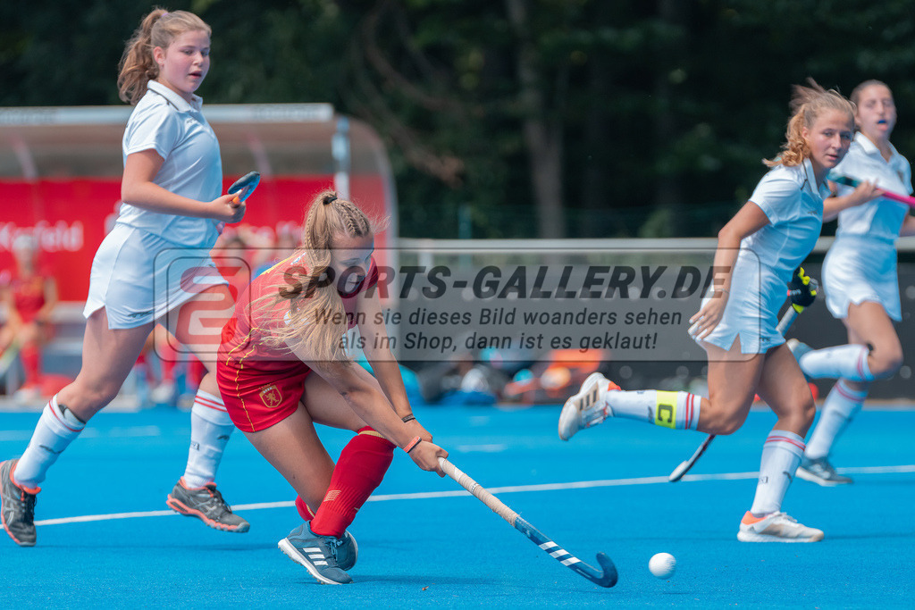 HK_20230710_2-4 | Euro Hockey WU18 Spain - Austria Championship Girls &amp; Boys am 10.7.2023 CHTC , Krefeld ,