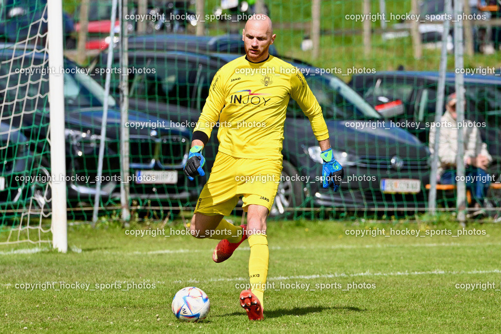 ATUS Velden vs. SV Spittal | #31 Alexander Kofler ATUS Velden, ATUS Velden vs. SV Spittal, ATUS Velden vs. SV Spittal am 27.04.2024 in St. Egyden (Sportplatz St. Egyden), Austria, (Photo by Bernd Stefan)