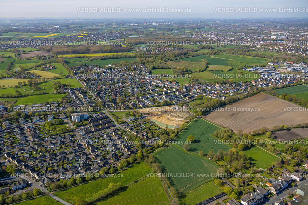 Hamm230400034 | Luftbild, Bauarbeiten Lippeverband, Renaturierung Erlenbach zwischen Mennenkamp und Geithe, Uentrop, Hamm, Ruhrgebiet, Nordrhein-Westfalen, Deutschland