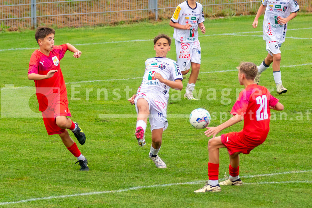 Fußball, Entwicklungsspiele der KFV-Auswahl  | Fußball, Entwicklungsspiele der KFV-Auswahl , KFVU14 am 05.09.2024 in Spittal (Stadion Landskron), Austria, (Photo by Ernst Krawagner sport-fan.at) - Realisiert mit Pictrs.com