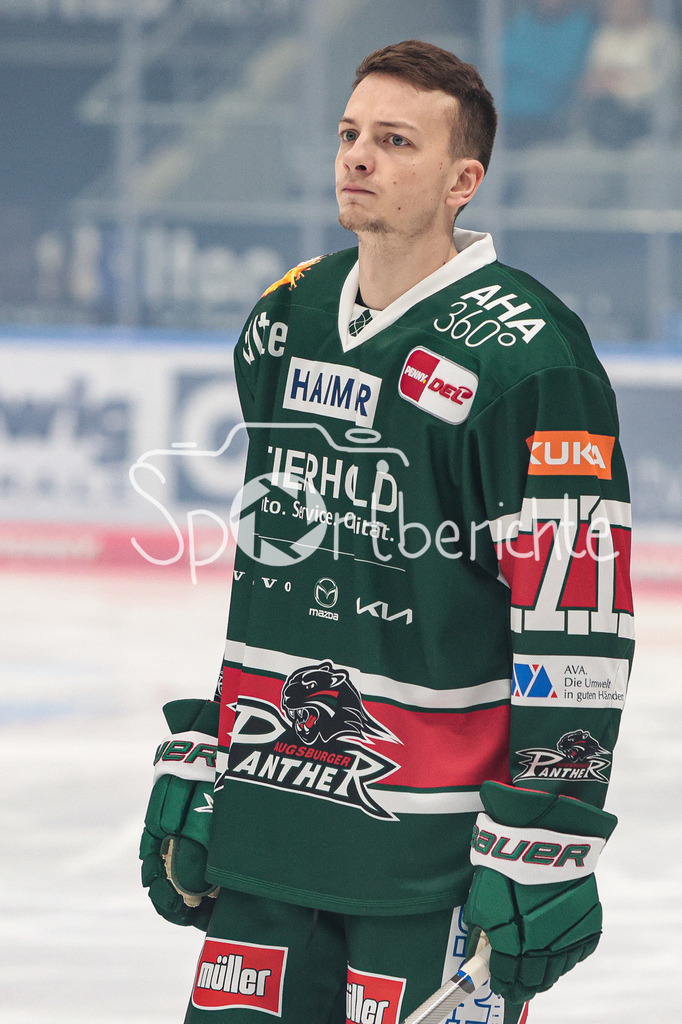 Augsburger Panther - Bietigheim Steelers | Panther Neuzugang Marcel Barinka (AEV #71) in Aktion