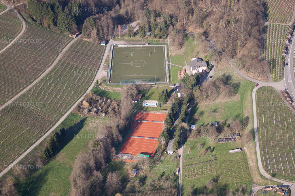Luftbild: Varnhalt, Sportplatz im Ortsteil Gallenbach in Baden-Baden im Bundesland Baden-Württemberg in Deutschland.Foto: IMG_56361.jpg vom 14.04.2013 durch Werner Riehm/FLY-FOTO.deAuflösung des Originals: 4752 x 3168 px