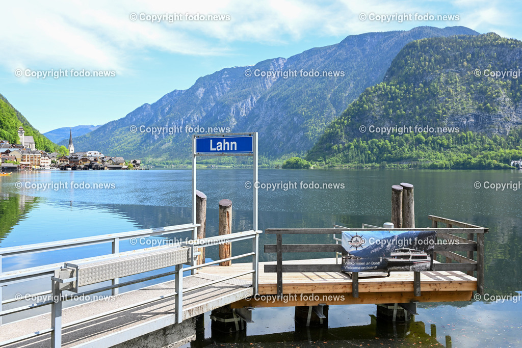 Hallstatt_ 19.05.2023-21 | 19.05.2023, Hallstatt, AUT, Hallstatt, im Bild Schiffsanlegestelle
