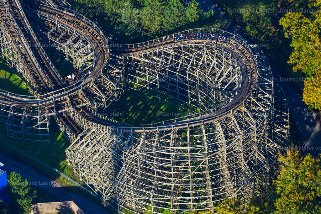 3491689 | Der Movie Park Germany bei Bottrop-Kirchhellen ist ein saisonaler Freizeitpark mit Schwerpunkt auf dem Thema Film.