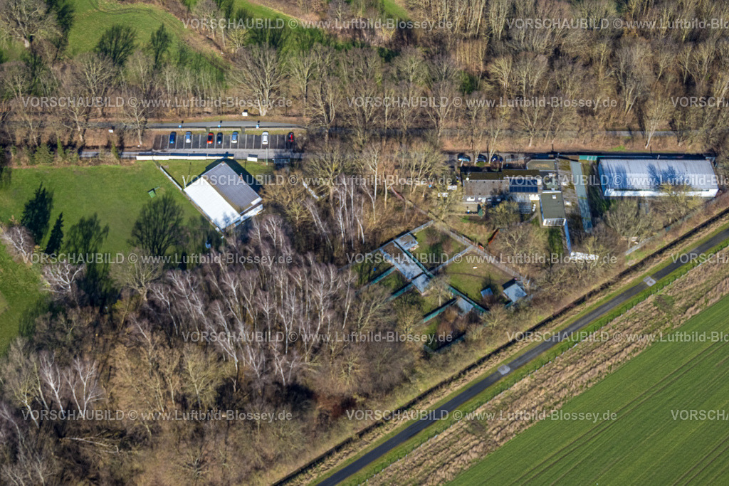 Unna230214079 | Luftbild, Tierheim, Hundesportverein DVG MV Unna-Königsborn, Hammer Straße, Alte Heide, Unna, Ruhrgebiet, Nordrhein-Westfalen, Deutschland
