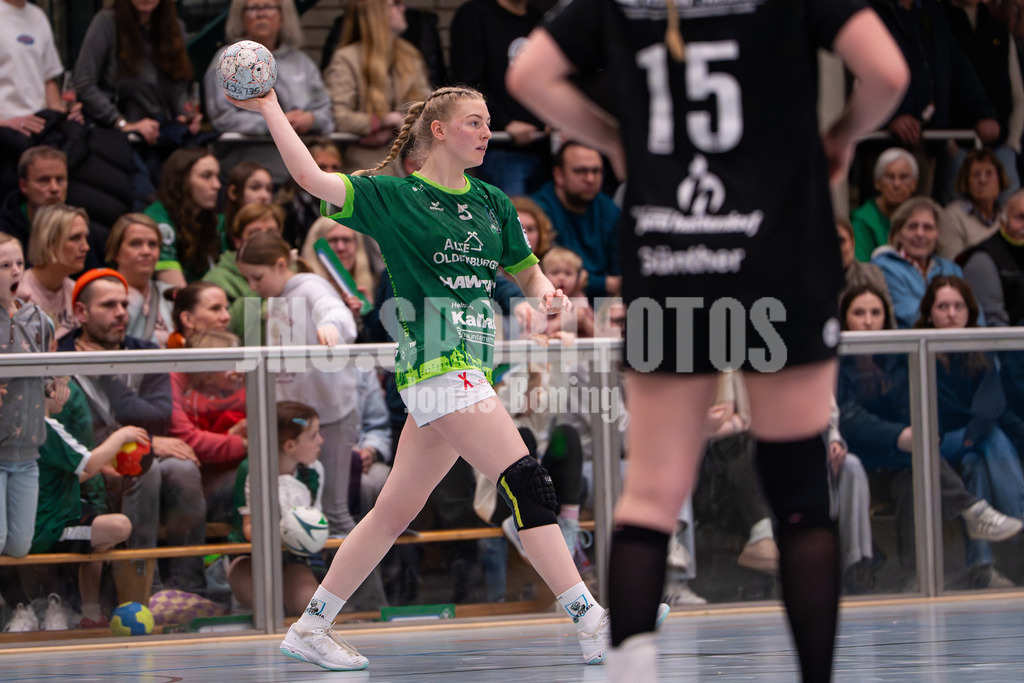 Handball I Frauen I Saison 2025-2026 I 3. Liga Staffel Nord I 20. Spieltag I SC SFN Vechta - SV Henstedt-Ulzburg0024 | jns.sportfotos - Realisiert mit Pictrs.com