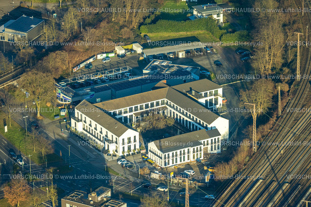 Duisburg241202628 | Luftbild, Bürogebäude Meidericher Straße, WaschArena Autowaschanlage, Duissern, Duisburg, Ruhrgebiet, Nordrhein-Westfalen, Deutschland
