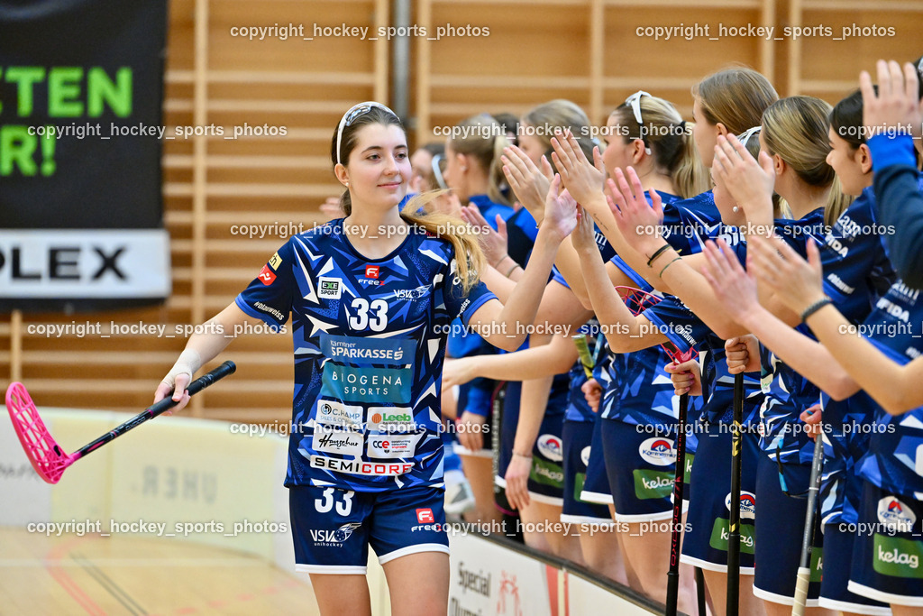 VSV Unihockey Damen vs. FCB München | #33 Marie-Sophie Brabant VSV Unihockey, VSV Unihockey Damen vs. FCB München, VSV Unihockey Damen vs. FCB München am 24.01.2026 in Villach (Ballspielhalle St. Martin), Austria, (Photo by Bernd Stefan)
