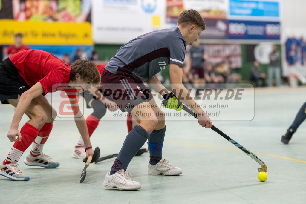 SFE_20230304_0008 | Deutsche Meisterschaft Männliche U16 Halle 2023 am 04.03.2023 in Köln (KTHC Stadion Rot-Weiss Köln Tennis and Hockey Club), Photo: Stephan Fehrmann 2022 (Sports-Gallery)
