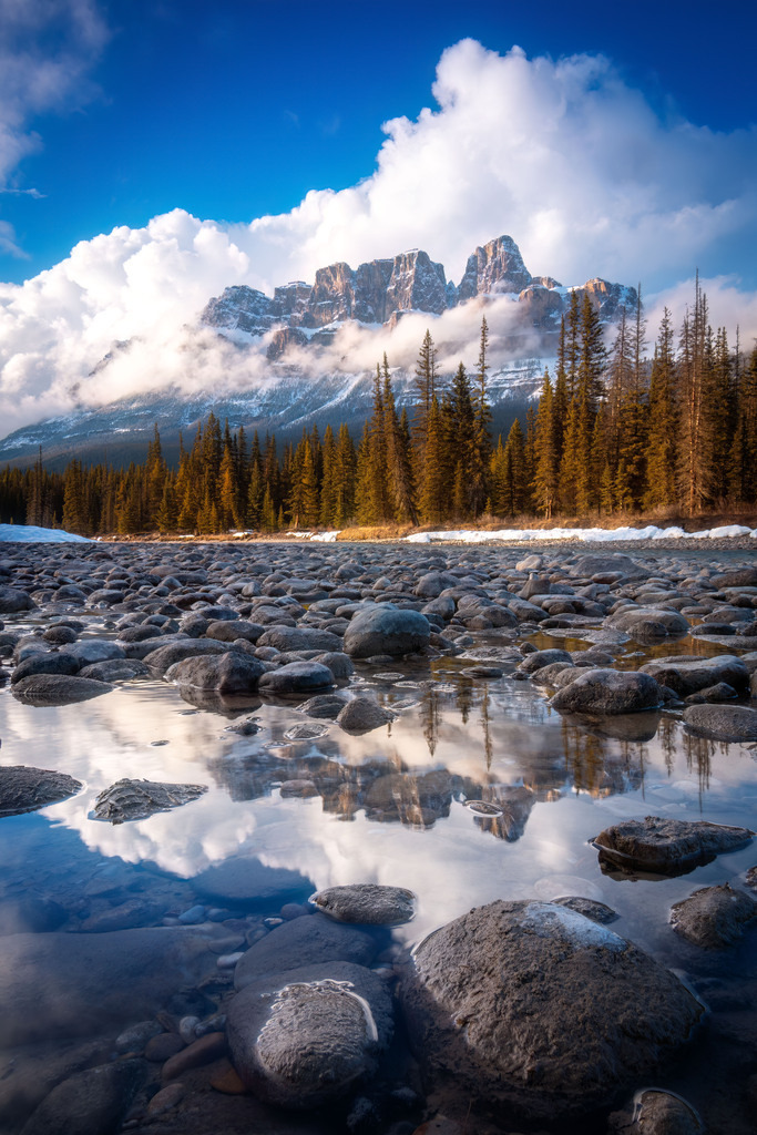 Kanada Banff Nationalpark Castle Mountain 02 | christophschaarschmidt - Realisiert mit Pictrs.com