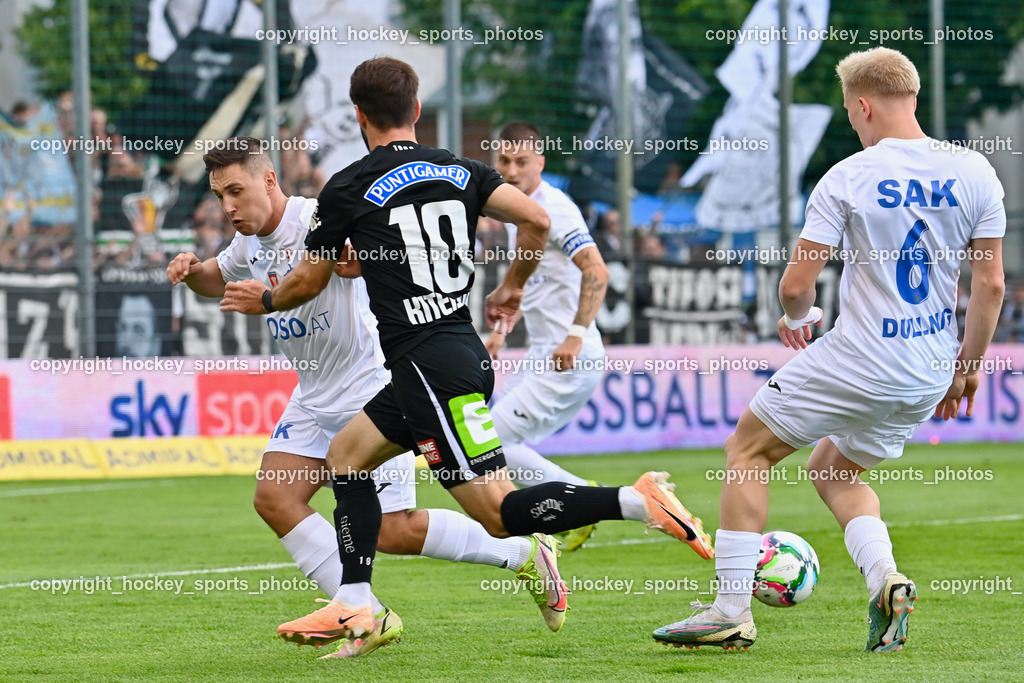 SAK vs. SK Sturm 22.7.2023 | #10 Otari Kiteishvili, #6 Toni Dullnig, #20 Luka Vukovic