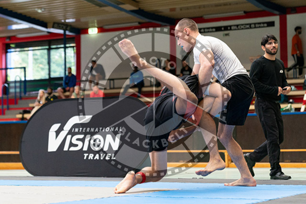 20230826PBB56936 | Fighters compete during the AJP INTLPRO BJJ and grappling competition in Hamburg, Germany, on August 26 2023.