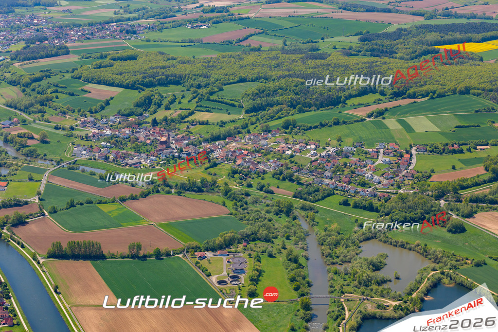 Die Luftbildaufnahme Seussling -  wurde 2019 mittels Flugzeug (keine Drohne) erstellt. Perfekte Schärfe und Druck- Ergebnisse- Garantiert!