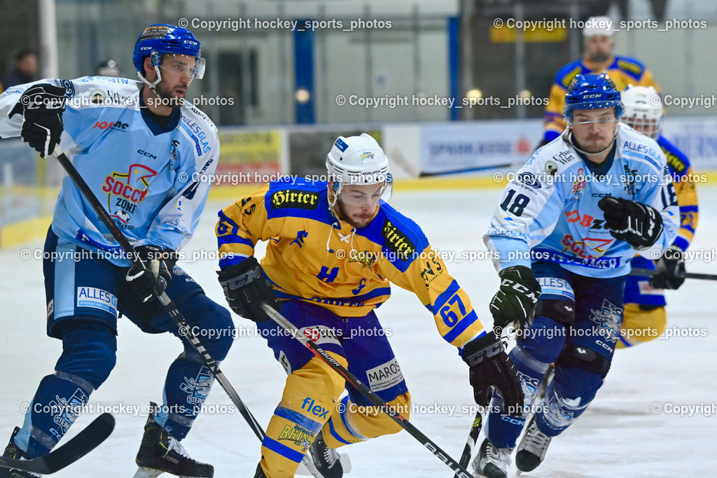  ESC Steindorf vs. EHC Althofen 2.3.2023 | #43 Oraze Martin, #67 Schettina Kevin, #18 Pöck Markus