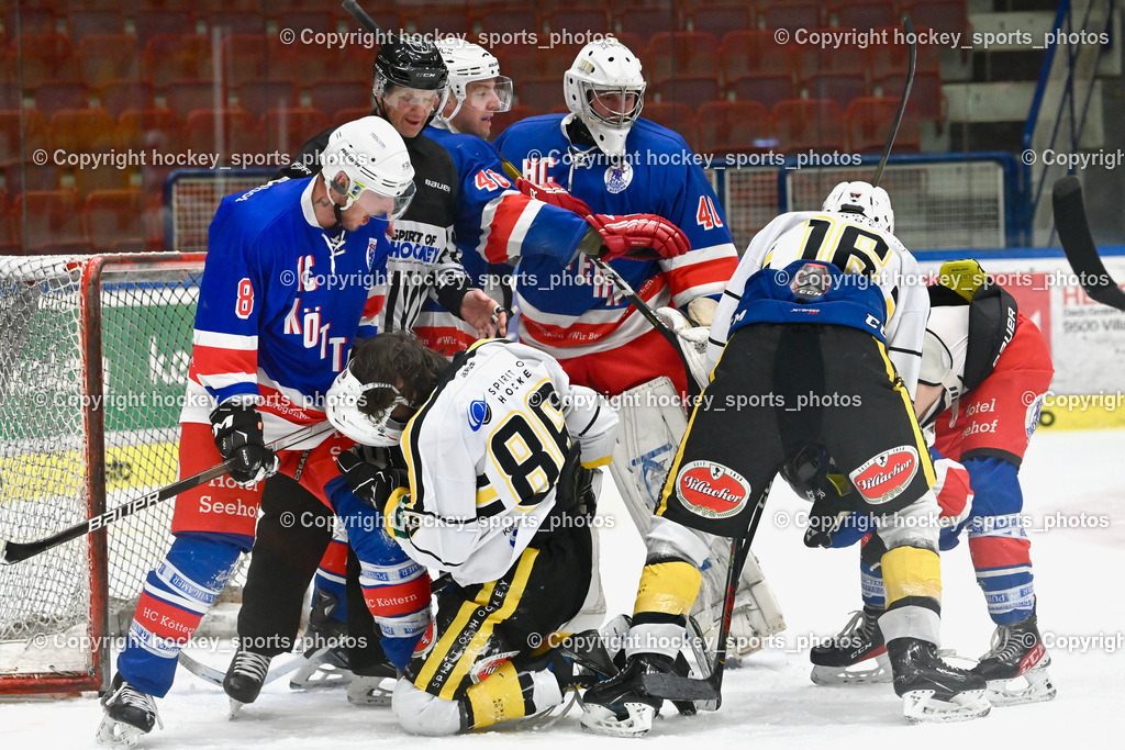 Carinthian Team vs. HC Köttern 12.2.2024 | WASSERMANN Michael Referee, #16 Petrik Benjamin, #40 Zitterer Andre Albert, #46 Eggenberger Paul, #86 Walluschnig Marco-Andrej, #77 Rainer Niklas, #8 Popernitsch Silvio