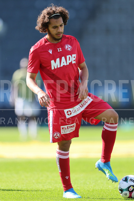 Grazer AK 1902 vs WSG Tirol – Austrian Bundesliga | Graz, Austria, 02.MAY.26 - SOCCER - ADMIRAL Bundesliga, Qualification Group, Grazer AK 1902 vs WSG Tirol. The image shows Ramiz Harakate (GAK).