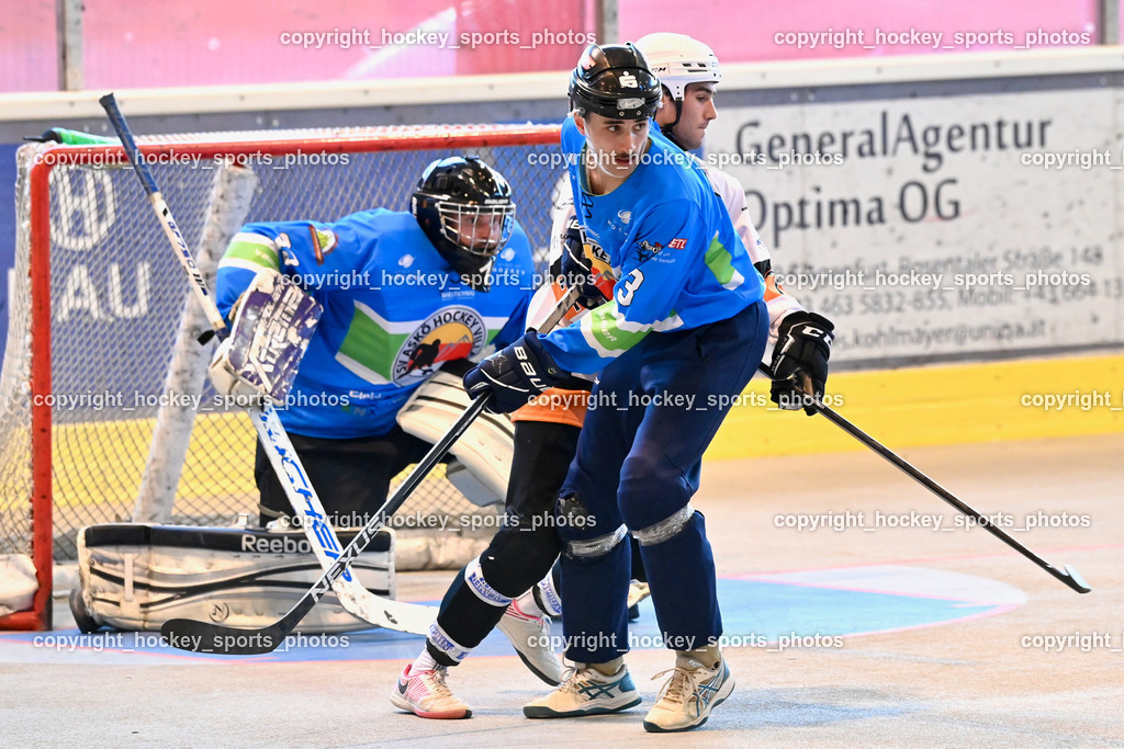 Team Zehenthof vs. ASKÖ Hockey Villach | #3 Fertschai Mathias, #32 Baumann Rene, Team Zehenthof vs. ASKÖ Hockey Villach, Team Zehenthof vs. ASKÖ Hockey Villach am 01.06.2025 in Velden (Eishalle Velden ), Austria, (Photo by Bernd Stefan)