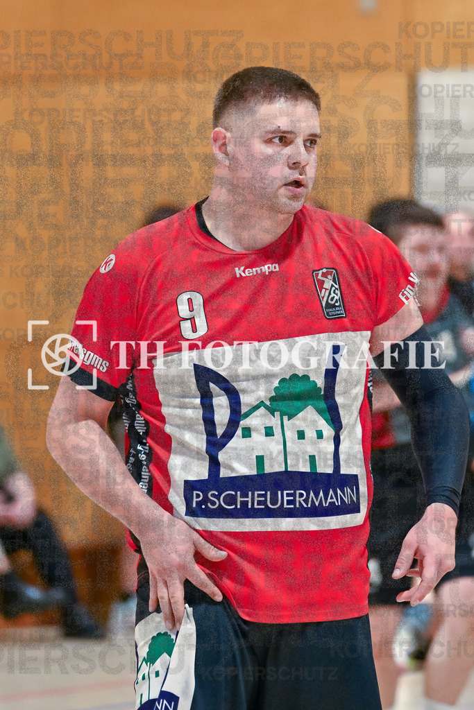 GER, SG Maulburg/Steinen - TuS Ringsheim, Handball, Landesliga Suedbaden, 22. Spieltag, Saison 2024/2025, 23.03.2025 | Tim Lindner (SG Maulburg/Steinen, #09)GER, SG Maulburg/Steinen - TuS Ringsheim, Handball, Landesliga Suedbaden, 22. Spieltag, Saison 2024/2025, 23.03.2025Foto: TH Fotografie/Thomas Hess