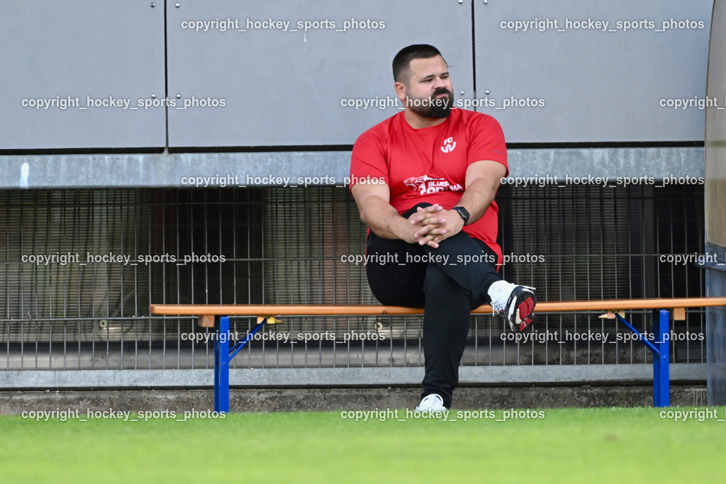 SC St. Veit vs. FC Nussdorf Debant | Headcoach FC Nussdorf Debant Sven Lovric, SC St. Veit vs. FC Nussdorf Debant, SC St. Veit vs. FC Nussdorf Debant am 22.08.2025 in St. Veit an der Glan (Jacques Lemans Arena), Austria, (Photo by Bernd Stefan)