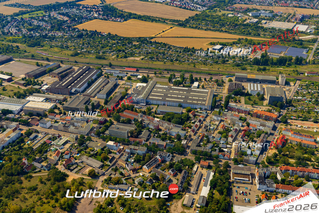 Luftaufnahme Salbke Magdeburg - Die Luftaufnahme wurde 2025 vom UL-Flugzeug heraus erstellt ( ohne Drohne ) - Hochauflösende Luftaufnahme - für professionelle Ausdrucke geeignet. Die Geschenkidee !Mit Lizenz und Bildrechte bestellbar