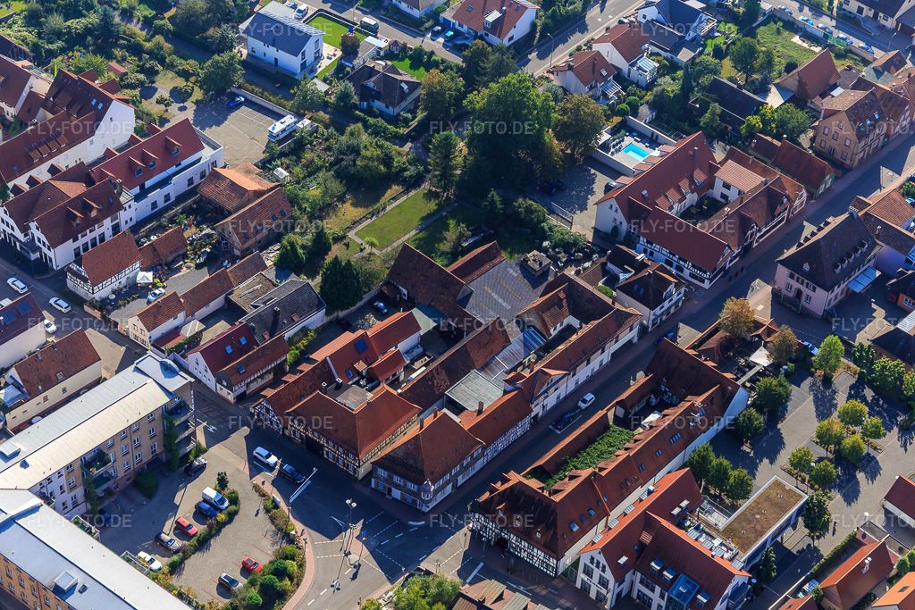 Luftbild: Frankenhofpassage in Kandel im Bundesland Rheinland-Pfalz in Deutschland. Foto: IMG_094935.jpg vom 24.09.2016 durch Werner Riehm/FLY-FOTO.de