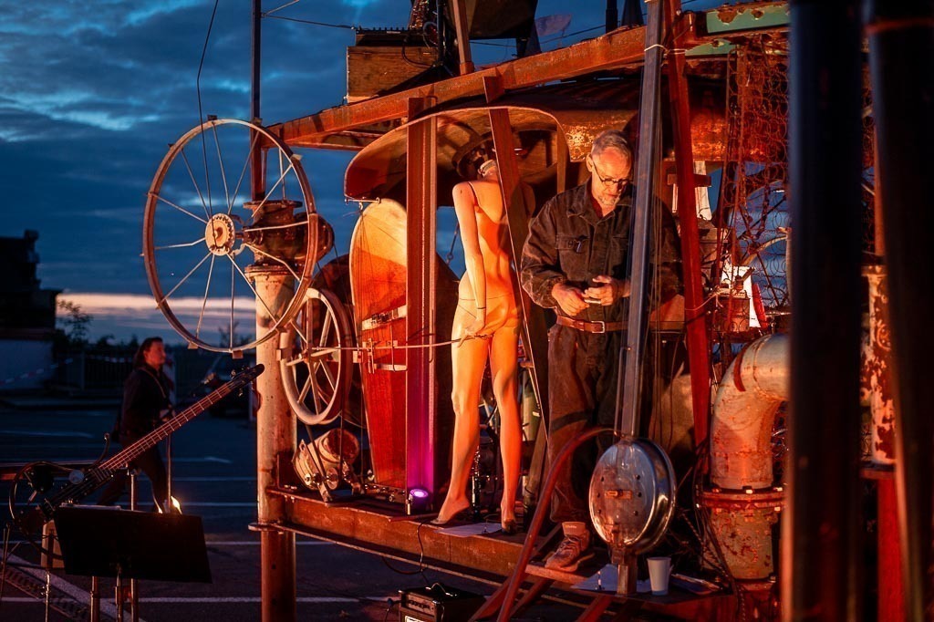 Jazzmaschine | Die Jazzmaschine im Forte Belvedere Leisnig zum Festival Hallo Leisnig 2022. - Realisiert mit Pictrs.com