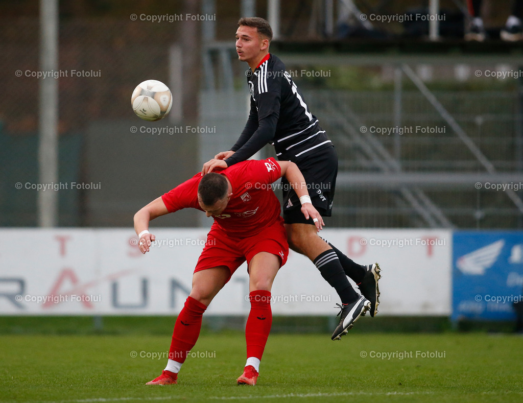 A_LUI_021124_0000009 | SPORT FUSSBALL REGINALLIGA MITTE 02.11.2024 ASKOE OEDT-LASK II IM BILD: NENAD VIDACKOVIC (OEDT) UND (LASJK II) FOTO:FOTOLUI