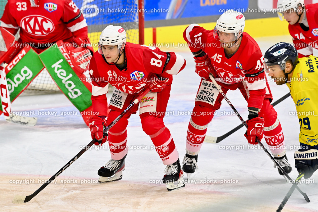 EK Zeller Eisbären vs. EC KAC Future Team 5.11.2022 | #84 Slivnik Luc, #45 Tavzelj Andrej