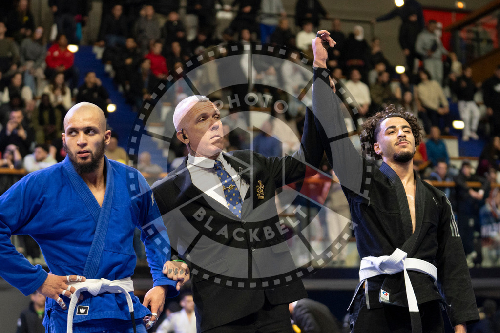20240119PBB0856 | Fighters compete during the IBJJF European Championship in Paris, France, on January 19, 2024.